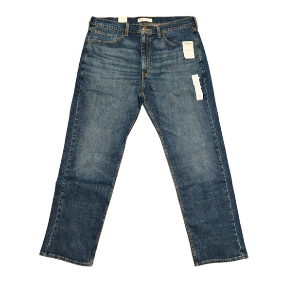 Nwt Signature Levi Strauss Men's Blue Jeans Regular Straight Gold 38 x 30